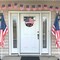 Memorial Day Decorations American Soldiers Thank You Hanging Sign Memorial Day Wreath Patriotic Wreath Wooden 4th of July Decorations Door Decor for Wall Office Indoor Home Decor